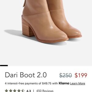 Nisolo Tan Heeled Boots Sleek Design